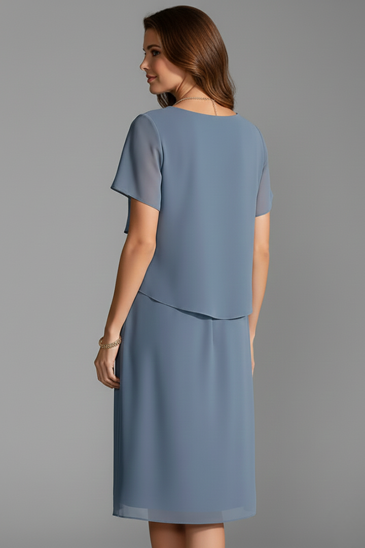 Georgia Mitchell | Layered Midi Dress For Women