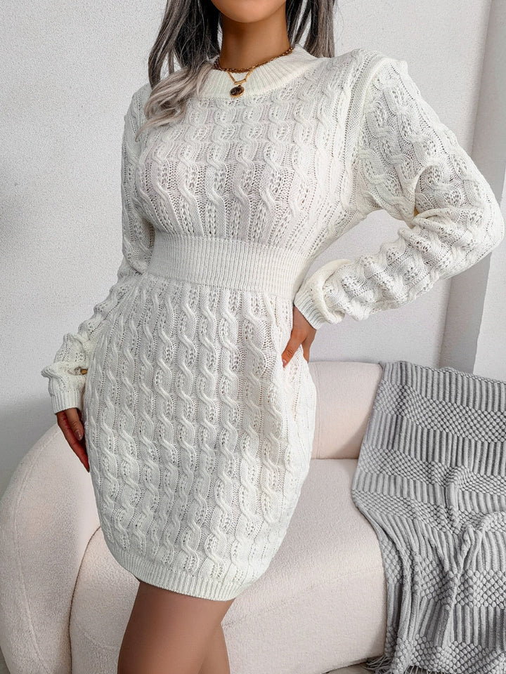 Sofia Bellini | Elegant Knit Mini Dress For Women