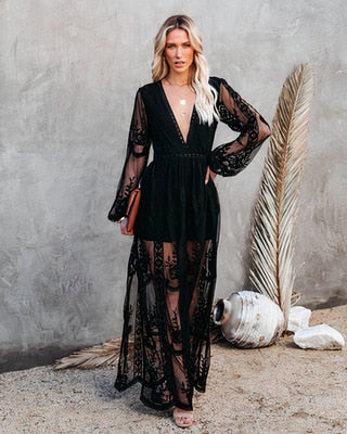 Grace Alderton | Lace Maxi Evening Dress For Women
