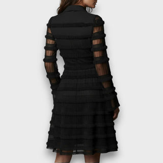 Lily King | V-Neck Long Sleeve Midi Dress For Women