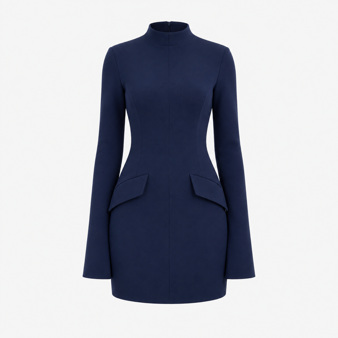 Zoe Kingsley | Long Sleeve Mock Neck Mini Dress For Women
