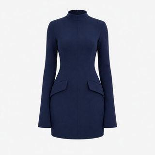Zoe Kingsley | Long Sleeve Mock Neck Mini Dress For Women