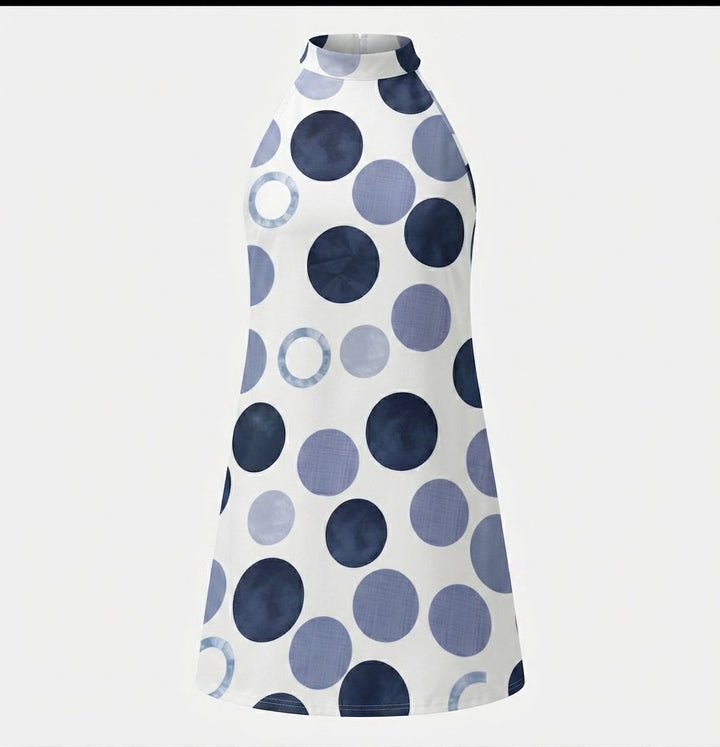 Zoe Ryan | Polka Dot Halter Midi Dress For Women