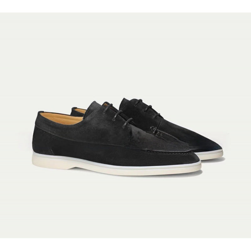 Owen Baxter | Suede Lace-Up Casual Shoes For Men