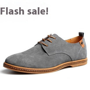 Owen Mitchell | Suede Lace-Up Shoes For Men