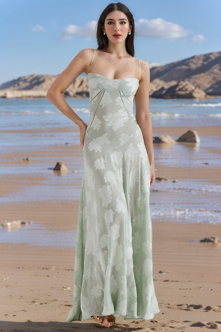Hannah Stanhope | Butterfly Lace Maxi Dress For Women
