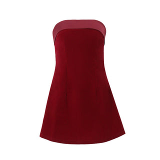 Jade Harrison | Velvet Strapless Mini Dress For Women