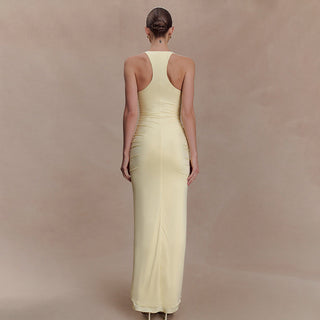 Grace Wilson | Ruched V-Neck Maxi Dress For Women
