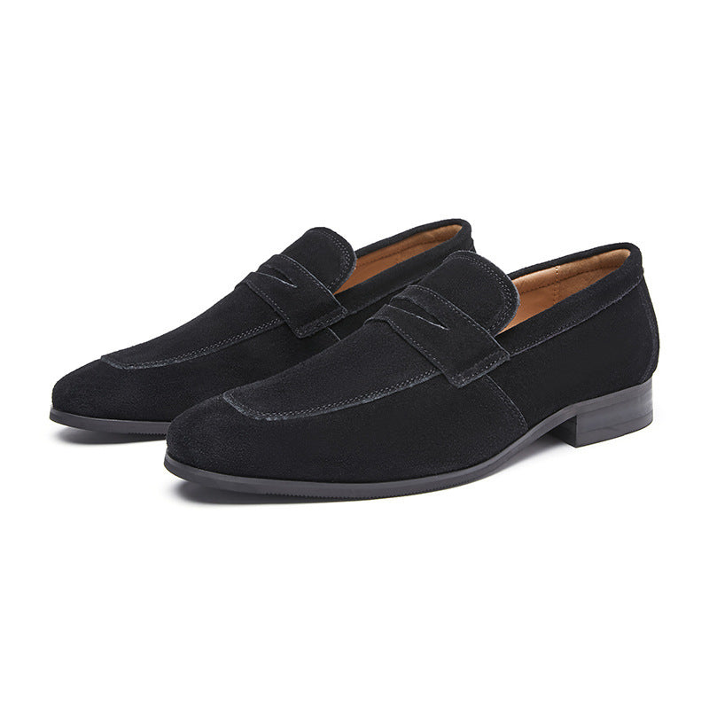 Toby Sullivan | Suede Penny Loafers For Men
