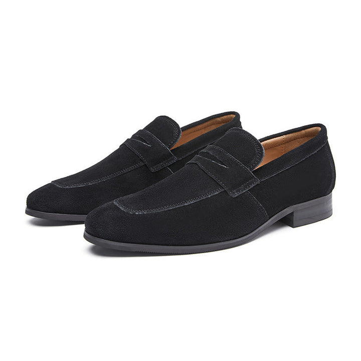 Toby Sullivan | Suede Penny Loafers For Men