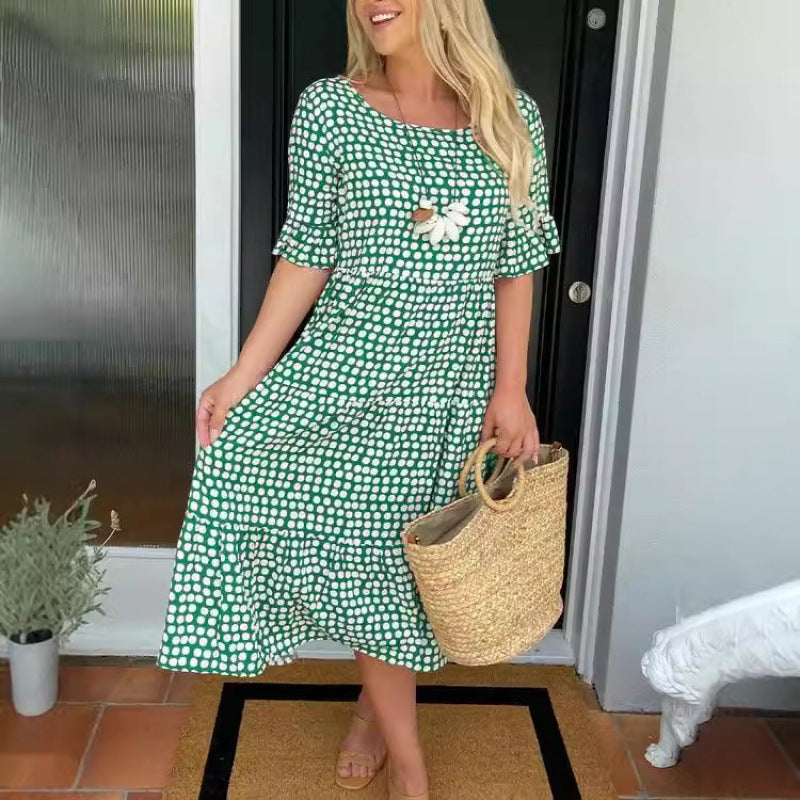 Emma Smith | Polka Dot Midi Dress For Women