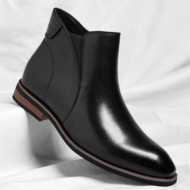 Henry Baxter | Retro High-Top Leather Boots For Men