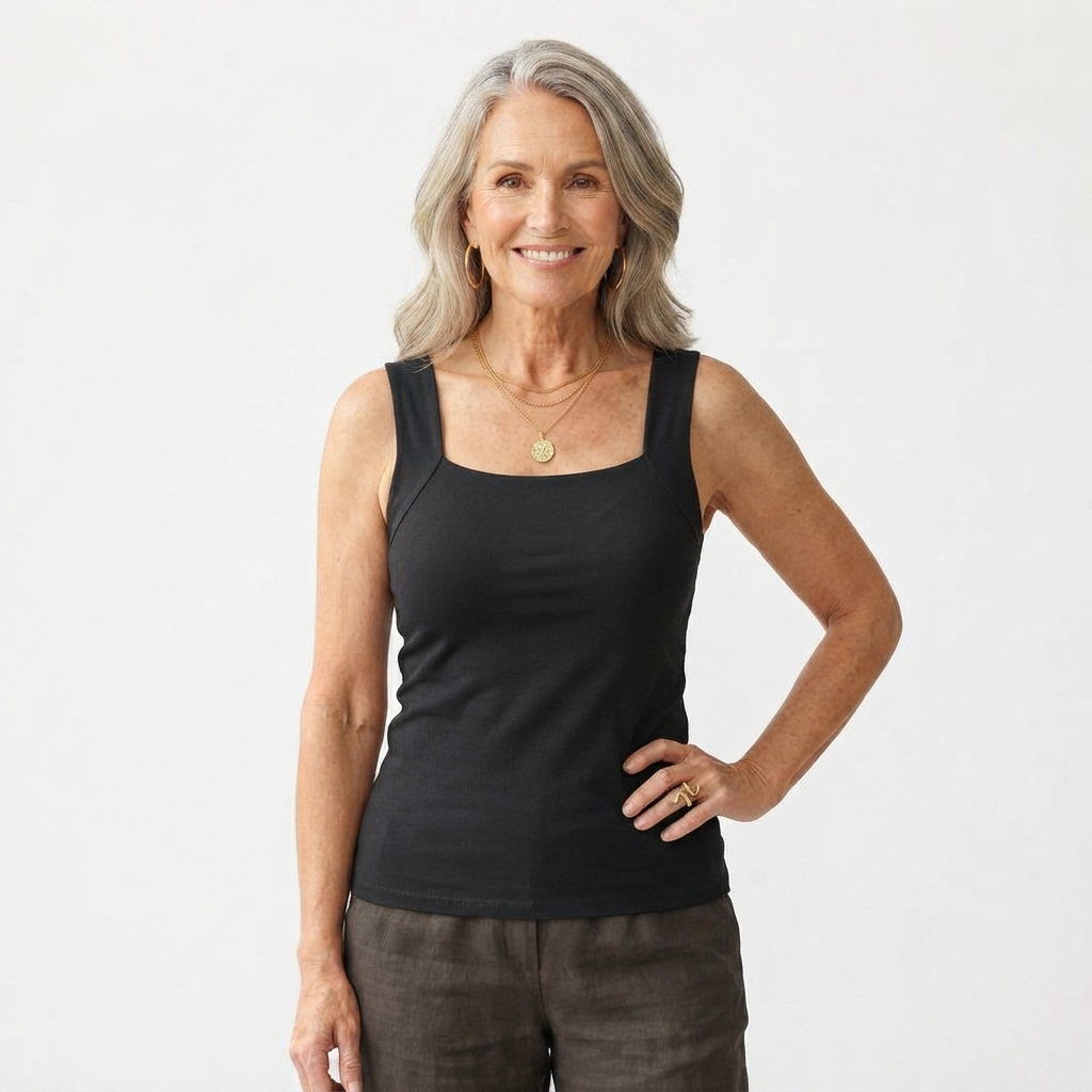 Brooke Lawson | Built-In Bra Tank Top in Warm Mocha For Women