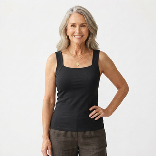 Brooke Lawson | Built-In Bra Tank Top in Warm Mocha For Women