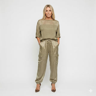Alessandra Ricci | Satin Lounge Set For Women