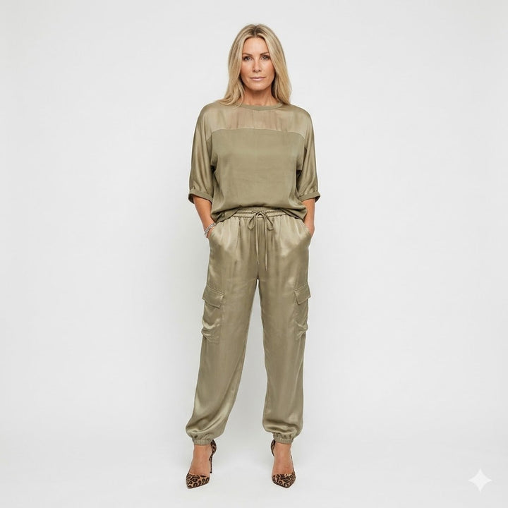 Alessandra Ricci | Satin Lounge Set For Women