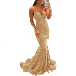 Ruby Stanton | Sequin Mermaid Maxi Evening Dress For Women