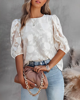 Élodie Marchand | Soft Bloom Blouse For Women