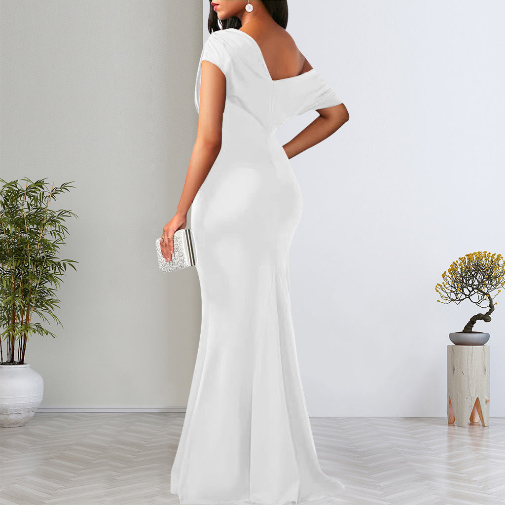 Isla Turner | One-Shoulder Maxi Party Dress For Women