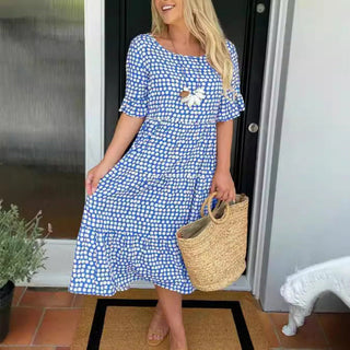 Emma Smith | Polka Dot Midi Dress For Women