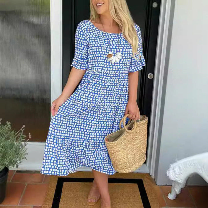 Emma Smith | Polka Dot Midi Dress For Women