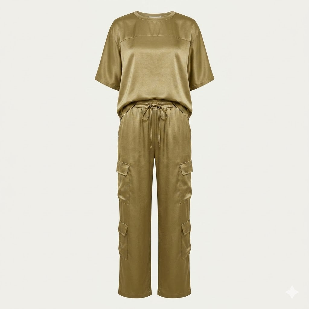 Alessandra Ricci | Satin Lounge Set For Women