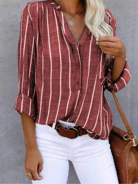 Matteo Ricci | Striped Casual Blouse For Women