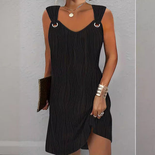 Jade Harris | Ribbed Wrap Mini Dress For Women
