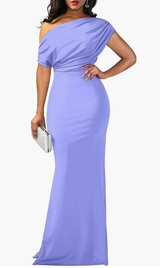 Isla Turner | One-Shoulder Maxi Party Dress For Women