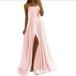 Scarlett Kennedy | Split Satin Evening Gown For Women