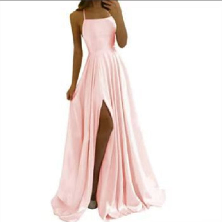 Scarlett Kennedy | Split Satin Evening Gown For Women