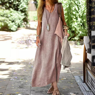 Sophie Anderson | Cotton-Linen Maxi Dress For Women