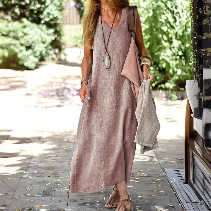 Sophie Anderson | Cotton-Linen Maxi Dress For Women