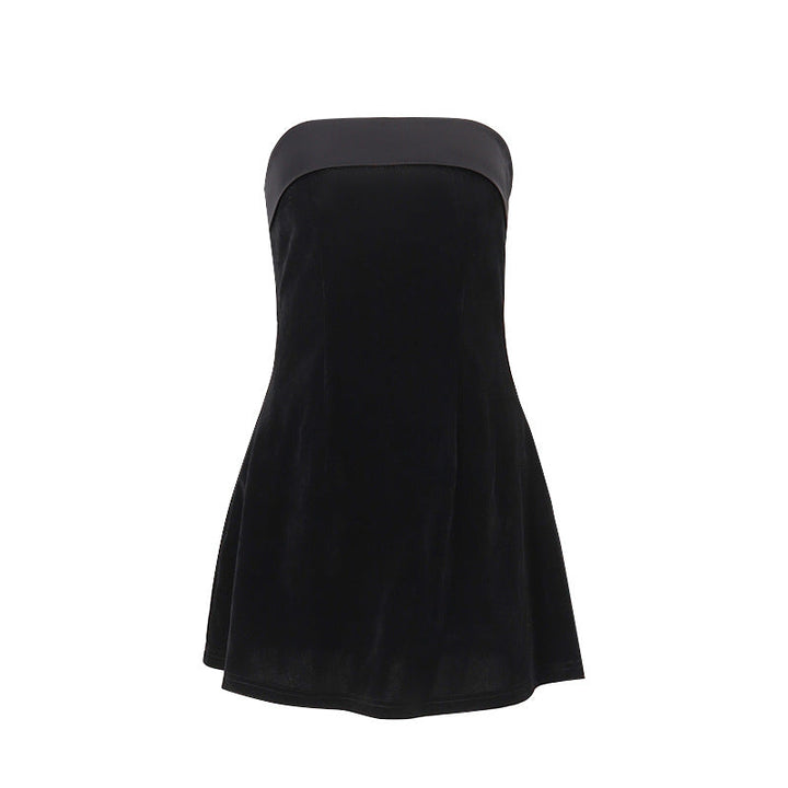 Jade Harrison | Velvet Strapless Mini Dress For Women