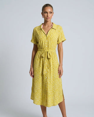 Lily Hargreaves | Floral Midi Shirt Dress For Women