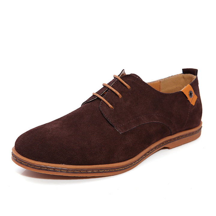 Owen Mitchell | Suede Lace-Up Shoes For Men