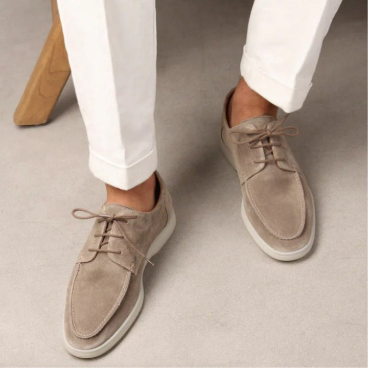 Owen Baxter | Suede Lace-Up Casual Shoes For Men