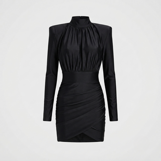 Elise Alderton | Long Sleeve Ruched Mini Dress For Women