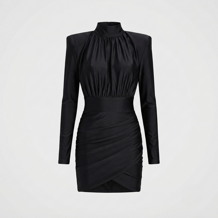 Elise Alderton | Long Sleeve Ruched Mini Dress For Women