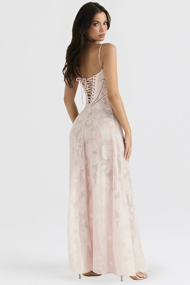 Hannah Stanhope | Butterfly Lace Maxi Dress For Women