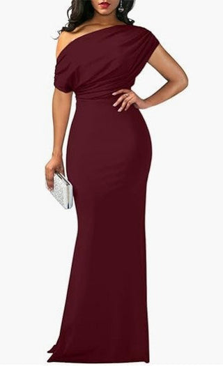 Isla Turner | One-Shoulder Maxi Party Dress For Women