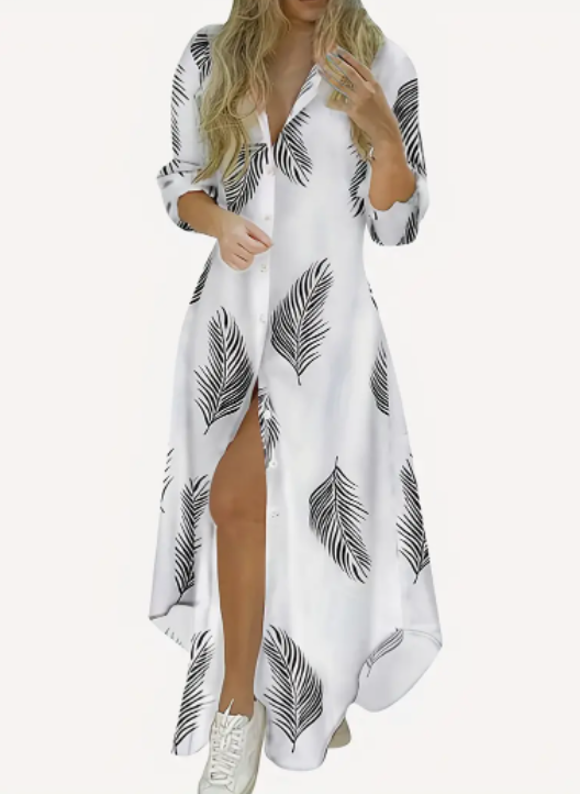 Lily Cooper | Color Block Striped Shirt Dress For Women