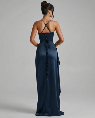 Sofia Bellucci | Satin Split Maxi Dress For Women