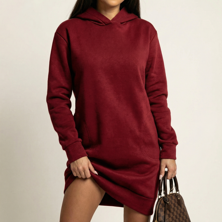 Sienna Laurent | Cozy Hoodie Dress For Women