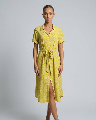 Lily Hargreaves | Floral Midi Shirt Dress For Women
