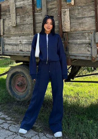 Élodie Moreau | Luxe Comfort Zip Lounge Set For Women