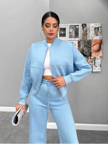 Élodie Moreau | Luxe Comfort Zip Lounge Set For Women