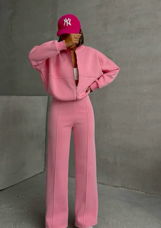 Élodie Moreau | Luxe Comfort Zip Lounge Set For Women