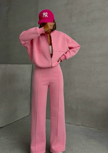 Élodie Moreau | Luxe Comfort Zip Lounge Set For Women
