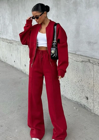 Élodie Moreau | Luxe Comfort Zip Lounge Set For Women